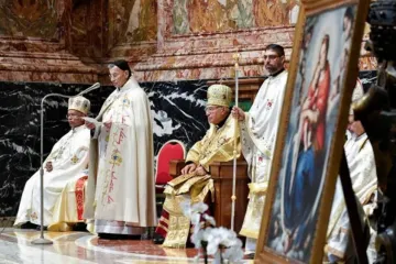 Béchara Boutros Raï  faz uma homilia no Sínodo da Sinodalidade em 9 de outubro de 2023