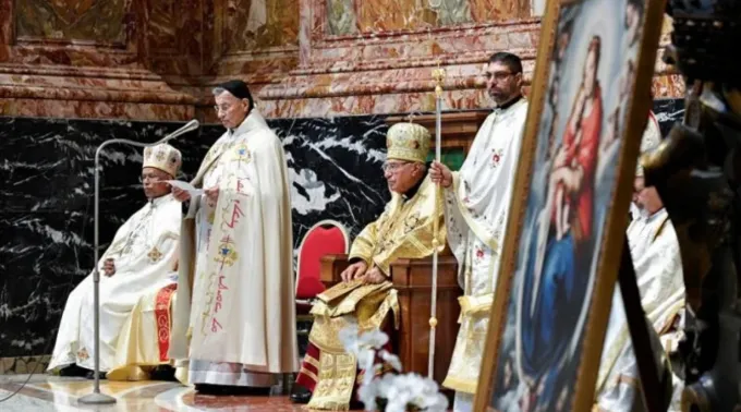 Béchara Boutros Raï  faz uma homilia no Sínodo da Sinodalidade em 9 de outubro de 2023 ?? 