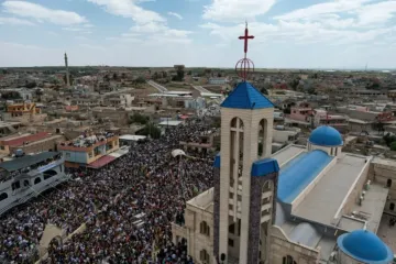 Domingo de Ramos em Qaraqosh em 13 de abril de 2025