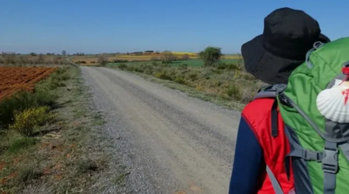 Peregrino a caminho de Santiago de Compostela ?? 