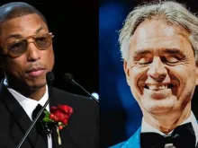 Pharrell Williams e Andrea Bocelli.