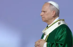 O papa Leão XIV no Jubileu da Juventude na Universidade Tor Vergata, em Roma, no mês passado. Imagem de arquivo.