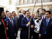 O primeiro-ministro do Iraque, Mohammed Shia' al-Sudani, reabre a igreja da Imaculada Conceição e Nossa Senhora da Hora em Mosul, Iraque, na última segunda-feira (1). | Crédito: Ismail Adnan/ACI MENA