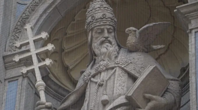 Estátua do papa são Gregório Magno em Budapeste em 2024 ?? 