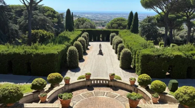Jardins de Castel Gandolfo ?? 