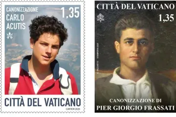 Selos de Carlo Acutis e Pier Giorgio Frassati