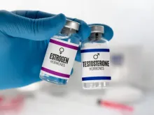 Estrogênio e Testosterona. Imagem referencial.