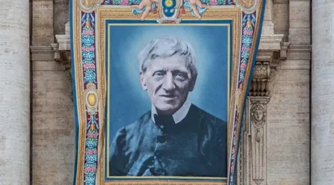 Tapeçaria do cardeal Newman na basílica de São Pedro ?? 