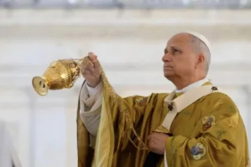 Leão XIV na missa de canonização de Carlo Acutis e Pier Giorgio Frassati