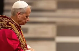 Papa Leão XIV no Vaticano.