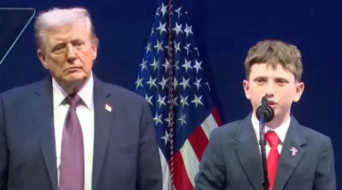 Shane Encinas em uma audiência da Comissão de Liberdade Religiosa em 8 de setembro de 2025 ?? 