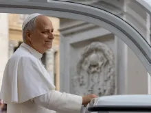 Papa Leão XIV em audiência geral.