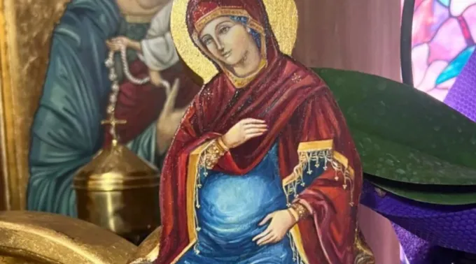 Imagem de Nossa Senhora grávida ?? 