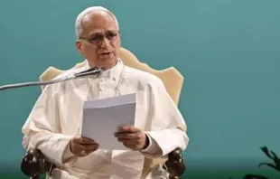 O papa Leão XIV ontem (1) no Centro Mariápolis dos Focolares, em Castel Gandolfo, Itália.