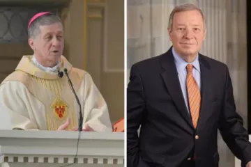 Cardeal Blase Cupich e senador Dick Durbin