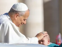 O papa Leão XIV na audiência geral de hoje (8), no Vaticano.