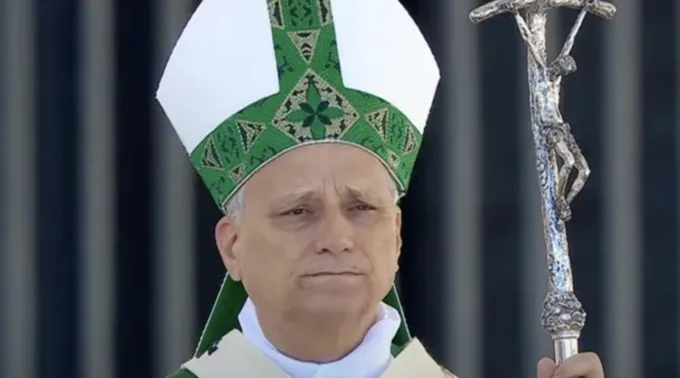 Leão XIV celebra a missa na praça de São Pedro, no Vaticano, em 28 de setembro de 2025 ?? 
