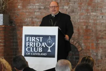 Edward Malesic, no First Friday Club de Cleveland em 10 de fevereiro de 2022