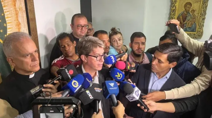 Entrevista coletiva na arquidiocese de Caracas, Venezuela, em 22 de outubro de 2025 ?? 