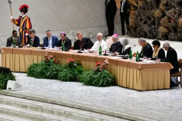 Leão XIV discursa a participantes do Jubileu das Equipes Sinodais e Organismos Participativos em 24 de outubro de 2025