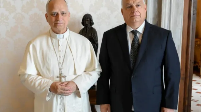 Leão XIV recebe Viktor Orbán no Vaticano em 27 de outubro de 2025 ?? 