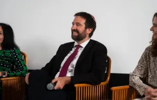 O rabino Joshua Stanton participa da conferência Chamados à Amizade: Nostra Aetate aos 60 anos, evento organizado ontem (28) pelo Projeto Philos e pelo Santuário Nacional São João Paulo II, nos EUA.