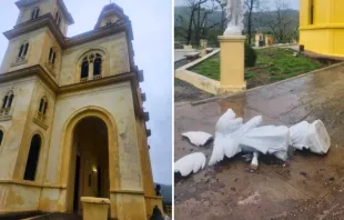 O furacão Melissa danificou gravemente o santuário de Nossa Senhora da Caridade do Cobre, em Cuba.