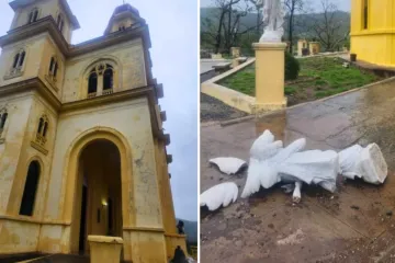 Danos do furacão Melissa no santuário de Nossa Senhora da Caridade do Cobre, em Cuba