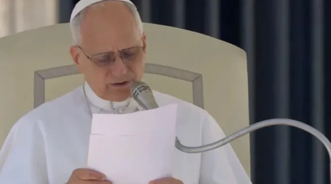 Leão XIV na audiência geral de 5 de novembro de 2025 no Vaticano ?? 