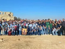 Peregrinação organizada pelos Escoteiros Maronitas ao antigo santuário de São Maron e à Igreja de São Simeão Estilita, no noroeste da Síria.