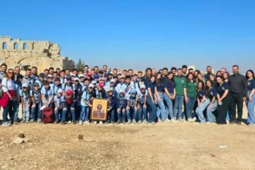 Peregrinação organizada pelos Escoteiros Maronitas ao antigo santuário de São Maron e à Igreja de São Simeão Estilita