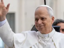 Papa Leão XIV no Vaticano.