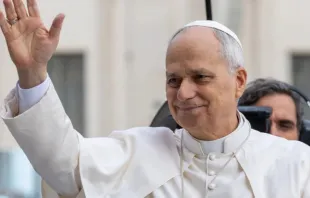Papa Leão XIV no Vaticano.