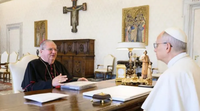 Dom Fernando Rifan e o papa Leão XIV