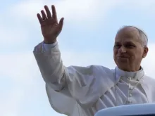 Papa Leão XIV em audiência geral do Vaticano em 25 de outubro de 2025.