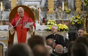 O papa Leão XIV e o patriarca ecumênico ortodoxo Bartolomeu I de Constantinopla hoje (28) num evento ecumênico marcando o 1700º aniversário do Credo Niceno, em Iznik, Turquia.