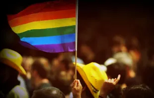 Bandeira arco-íris.