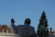O papa Leão XIV na audiência geral de ontem (10) no Vaticano.