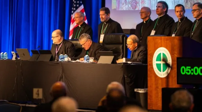 Assembleia plenária da Conferência dos Bispos Católicos dos EUA (USCCB, na sigla em inglês) em 11 de novembro de 2025, no Baltimore Marriott Waterfront, Baltimore, EUA ?? 
