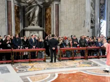 Papa Leão XIV na missa Jubilar pelos detentos no último domingo (14).