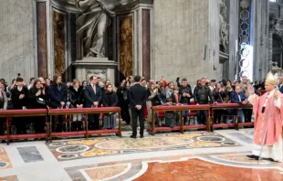 Papa Leão XIV na missa Jubilar pelos detentos no último domingo (14).