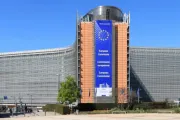 O edifício Berlaymont em Bruxelas, Bélgica, sede da Comissão Europeia.