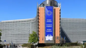 O edifício Berlaymont em Bruxelas, Bélgica, sede da Comissão Europeia.