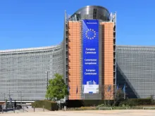 O edifício Berlaymont em Bruxelas, Bélgica, sede da Comissão Europeia.