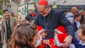 Patriarca de Jerusalém visita paróquia da Sagrada Família em Gaza antes do Natal