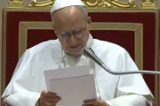 Papa Leão XIV discursa hoje (22) para autoridades da Cúria Romana no Vaticano.