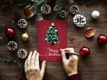 Cartão de Natal. Imagem referencial.