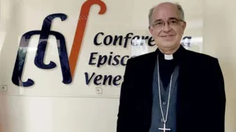 O arcebispo de Valencia, Venezuela, Jesús González de Zárate, presidente da Conferência Episcopal Venezuelana (CEV).