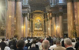 Missa solene de encerramento da peregrinação Summorum pontificum, em 29 de outubro de 2023.