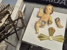 O Menino Jesus no presépio de Terrassa, Barcelona, ​​Espanha, foi vandalizado no Natal do ano passado.